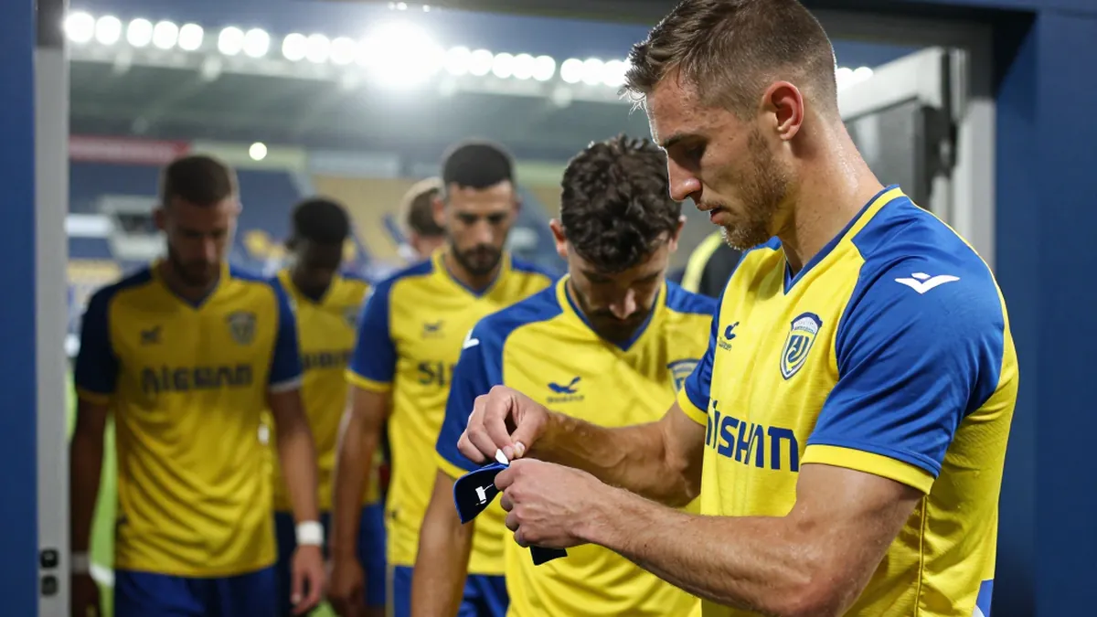 Przygotowania Arki Gdynia do meczu z Petrolulem