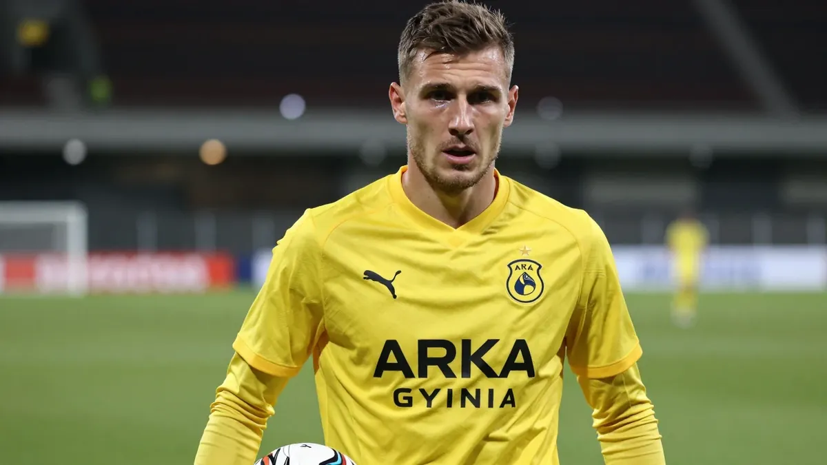 Arka Gdynia podzieliła się punktami z ŁKS Łódź, remisując 1:1 w meczu 7